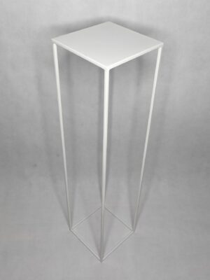 Metalowy Kwietnik-LOFT Industrialny kolor biały dekoracjedomu