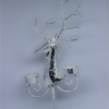 Renifer metalowy świecznik na tealighty 37 cm dekoracja bożonarodzeniowa