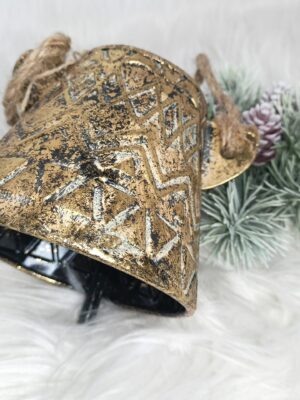 dzwonek metalowy -dekoracja bożonarodzeniowa
